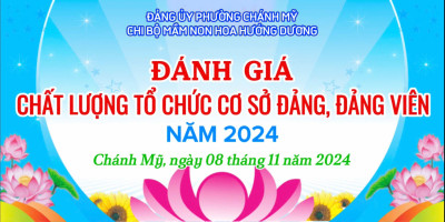 Đánh giá xếp lại đảng viên cuối năm 2024