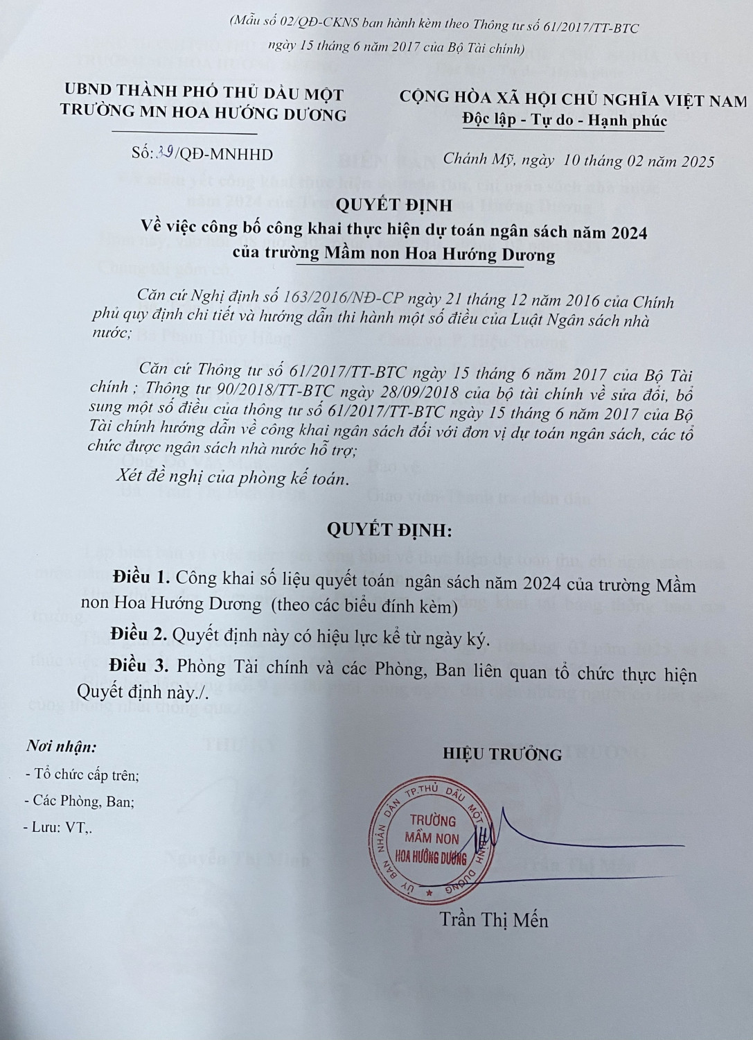 thực hiên dự toán NS 2024 min